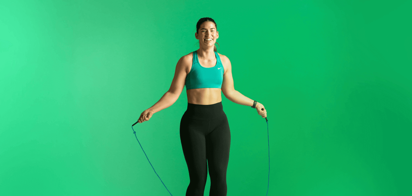 girl jumping rope